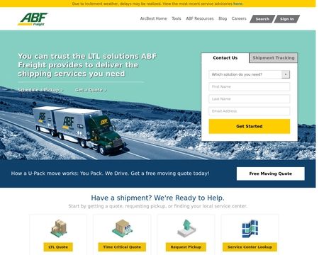 ABF Freight Shipping