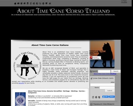 About Time Cane Corso Italiano - Testimonials