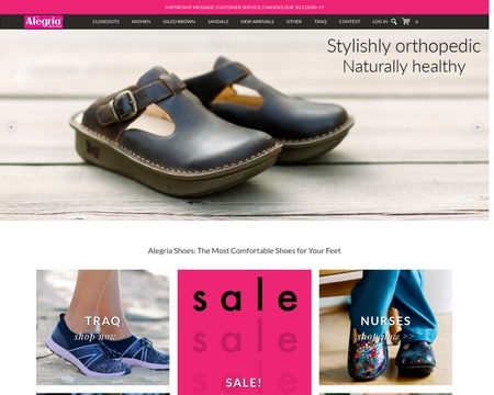 alegria shoes website
