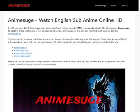 Animesuge - Watch High Quality Free Anime At Animesuge.Link| Listen on  Anghami