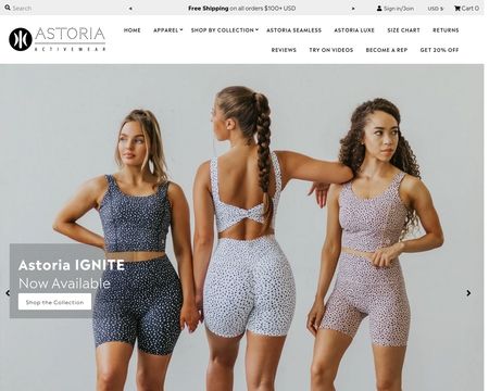 Astoria activewear