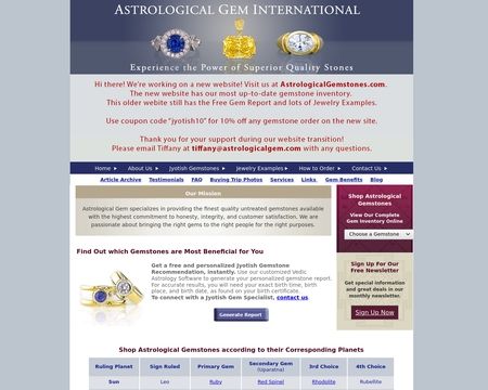 Astrological 2025 gem international