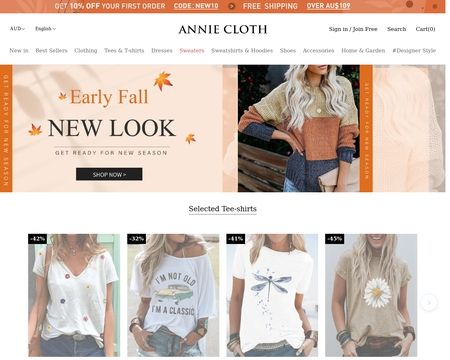 Anniecloth customer shop reviews