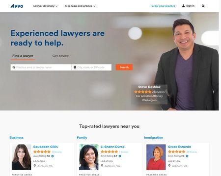 Avvo lawyer deals