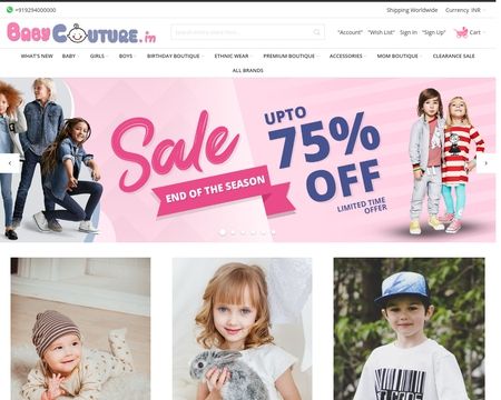 Baby couture clothing cheap