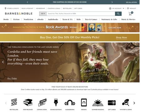 Barnes Noble Reviews 90 Reviews Of Barnesandnoble Com Sitejabber