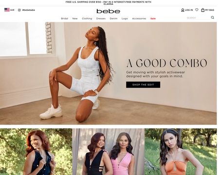 bebe brand clothing