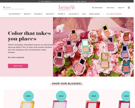 Benefit Cosmetics  Official Site and Online Store
