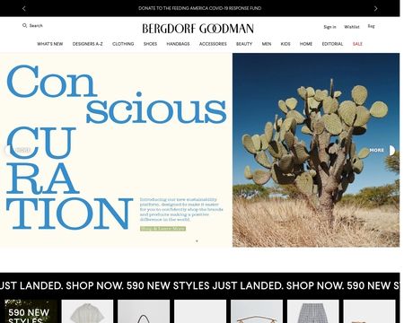 Bergdorf Goodman NYC Signature Shopping Bag