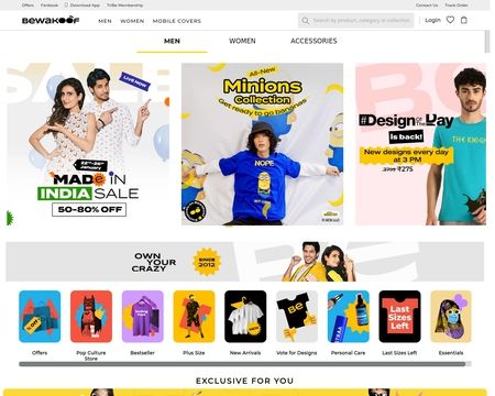 Plus Size Clothing for Women : Buy Low Price Plus Size Women Clothing  Online at Bewakoof