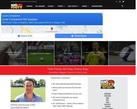 Big shop footy forum