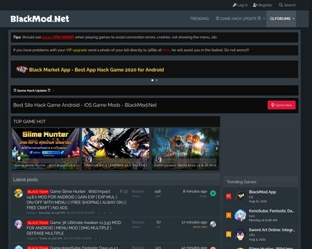 Best Site Hack Game Android - iOS Game Mods - BlackMod.Net
