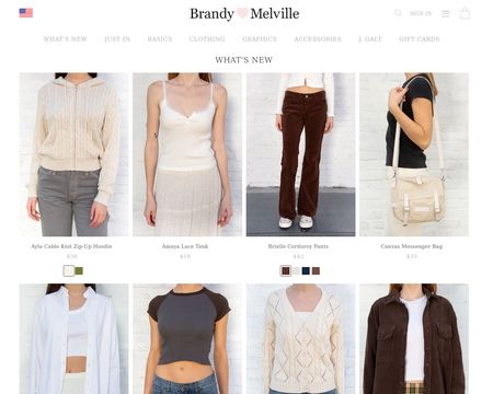 Brandy Melville - Brandy Melville updated their cover photo.