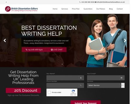 Dissertation help websites
