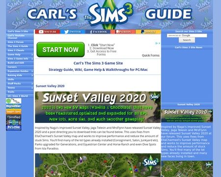 Carl's Sims 3 Guide, The Sims Wiki