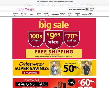 carol wright catalog online