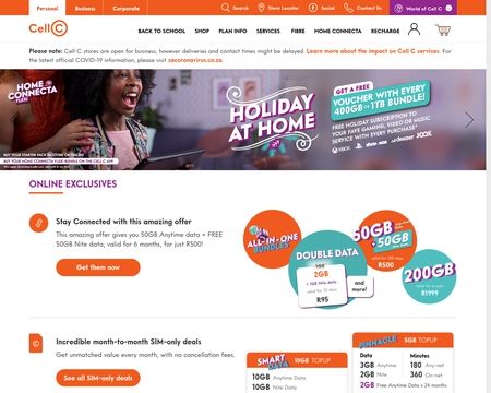 cell c online payment
