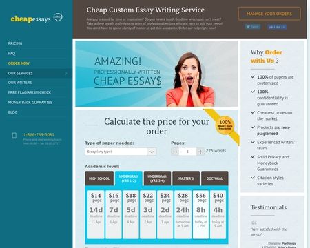 cheap essays online