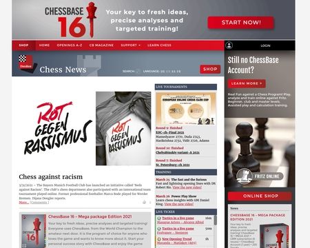 ChessBase Reviews - 2 Reviews of Chessbase.com