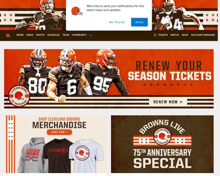 Cleveland Browns Reviews - 1 Review of Clevelandbrowns.com