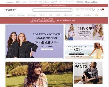 dressbarn website