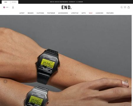 websites like end clothing