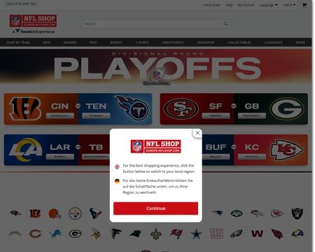 NFL Shop Europe Reviews - 28 Reviews of Europe.nflshop.com