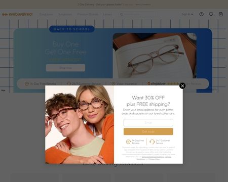 next day delivery glasses