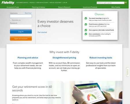 Fidelity Investments - Retirement Plans, Investing, Brokerage, Wealth  Management, Financial Planning and Advice, Online Trading.