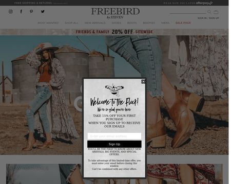freebird shoes website