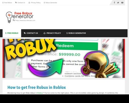 Free Robux Websites