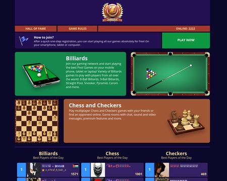 Gamezer Billiards Online Games - Colaboratory