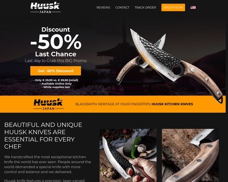 Huusk Chef Knives: Blacksmith heritage at your fingertips