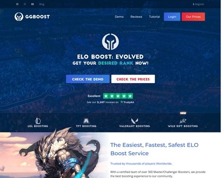 elo-boost.net at WI. Elo-Boost.net - LOL & Valorant Boosting and