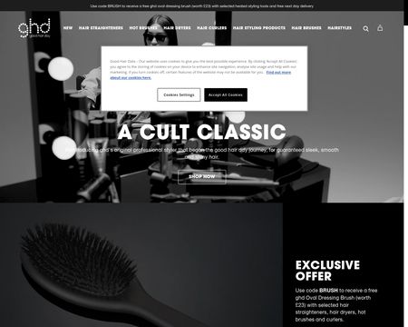 official ghd website