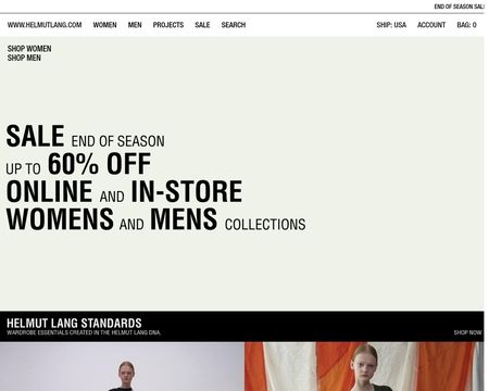 Fashion Brand Review: Helmut Lang
