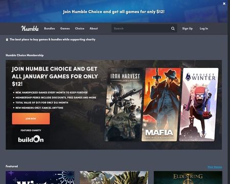 Humble Bundle  game bundles, book bundles, software bundles, and more