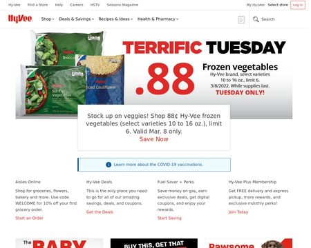 Hyvee Reviews 5 Reviews Of Hy Vee Com Sitejabber