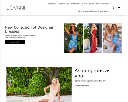 Jovani website on sale