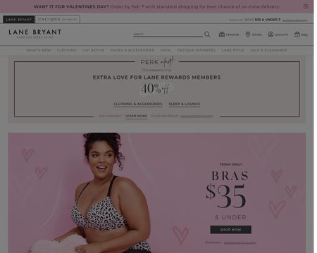Lane Bryant - The (bra) love of your life is waiting. Shop the new