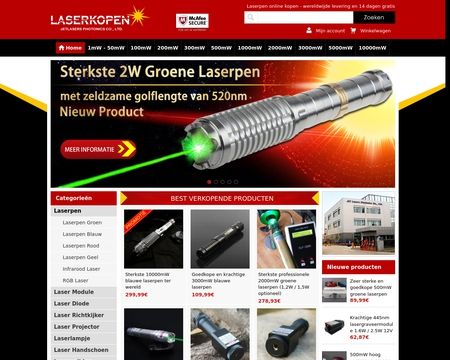 Stout Pijnboom Wat is er mis Laserpen Kopen Winkel Reviews - 1 Review of Laserkopen.com | Sitejabber