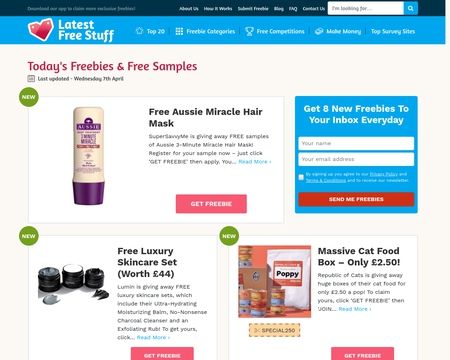 Latest Free Stuff  Freebies UK, Free Stuff and Free Samples