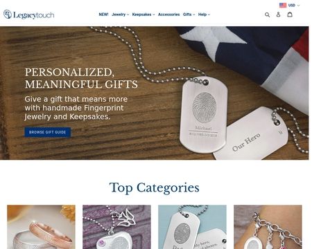 Legacy Touch Personalized Fingerprint Jewelry and Keepsakes – LegacyTouch