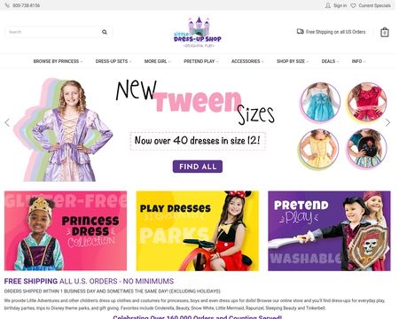 little dress up shop