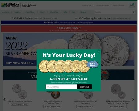 Littleton Ad Specials - Littleton Coin Company