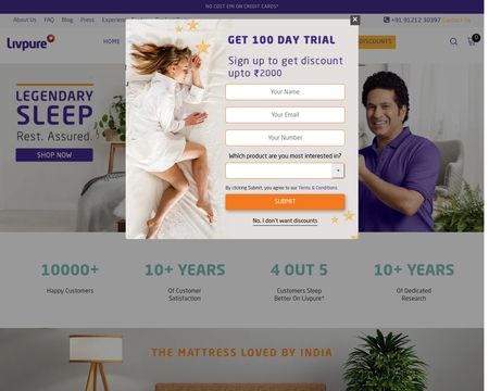 livpure sleep customer care