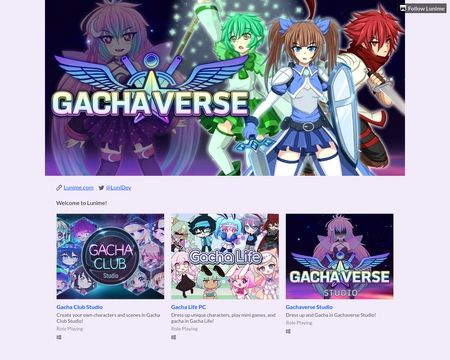 GachaVerse Reviews - 2 Reviews of Lunime.itch.io