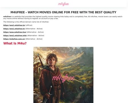 M4u best sale live movies