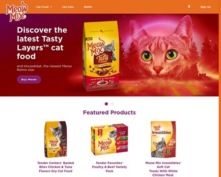 Meow Mix Cat Food, with Basted Bites, Chicken & Tuna