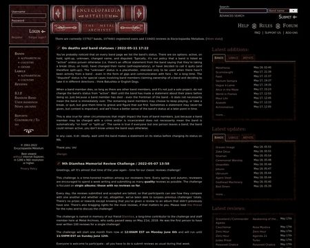 Encyclopaedia Metallum Reviews - 6 Reviews of Metal-archives.com